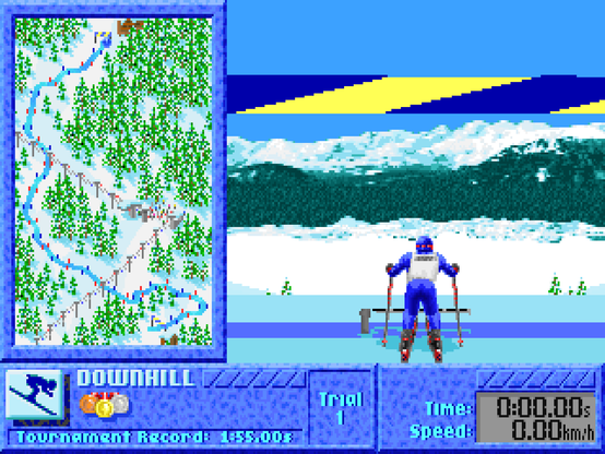 The Games - Winter Challenge - Downhill training